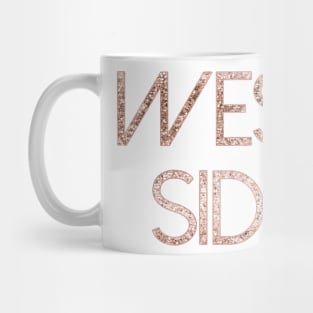 Sparkling rose gold West Side Mug